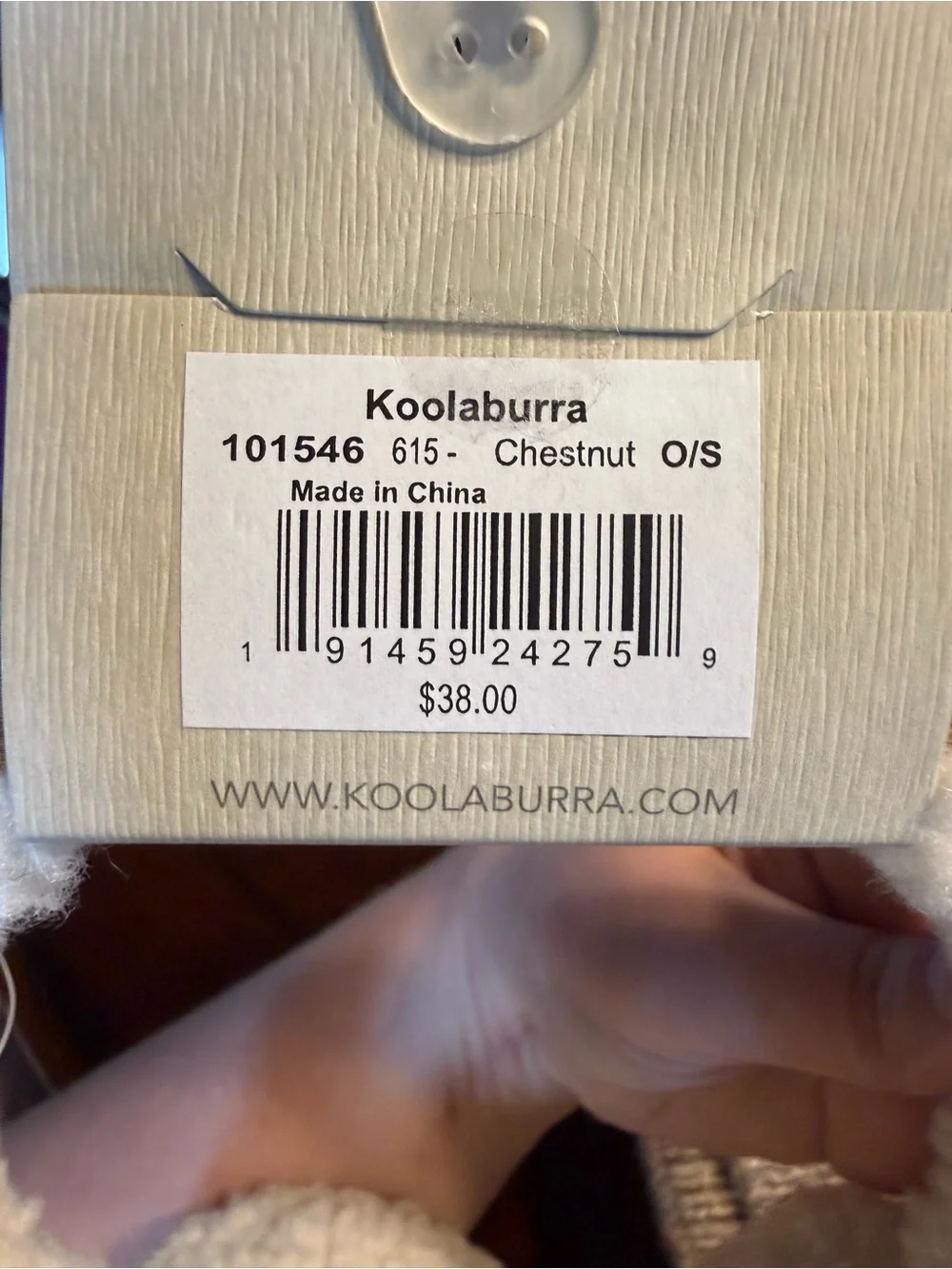 Women’s Koolaburra By UGG Chestnut Shearling-Lined Earmuffs + Scarf Set NWT!